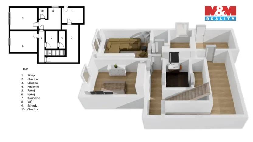 Prodej rodinného domu, Praha - Horní Počernice, Jasenná, 292 m2
