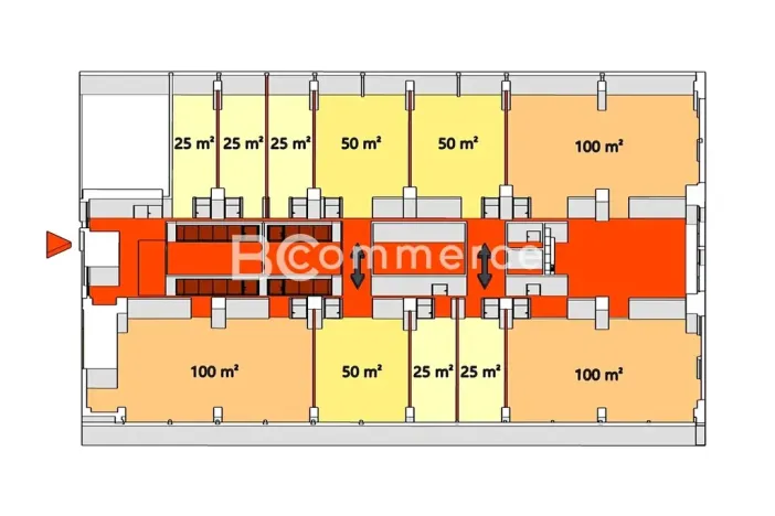 Pronájem kanceláře, Brno, Purkyňova, 25 m2