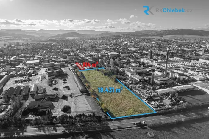 Prodej komerčního pozemku, Šenov u Nového Jičína, 19245 m2
