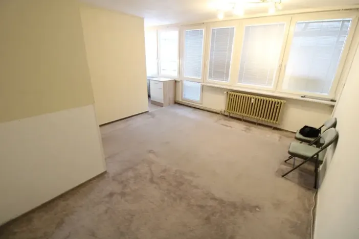 Pronájem bytu 1+kk, Praha - Karlín, Nekvasilova, 28 m2