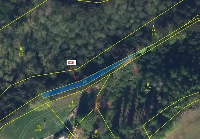 Dražba lesa, Ohnišov, 248 m2