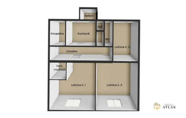 Prodej bytu 3+1, Ostrava, 89 m2