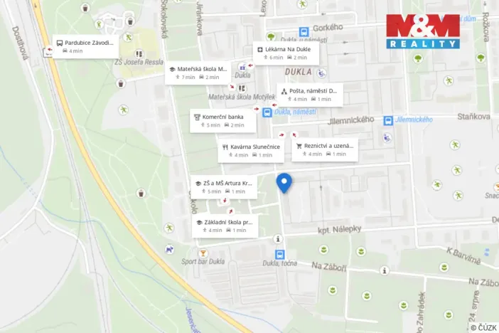 Prodej bytu 3+kk, Pardubice - Zelené Předměstí, Lexova, 61 m2