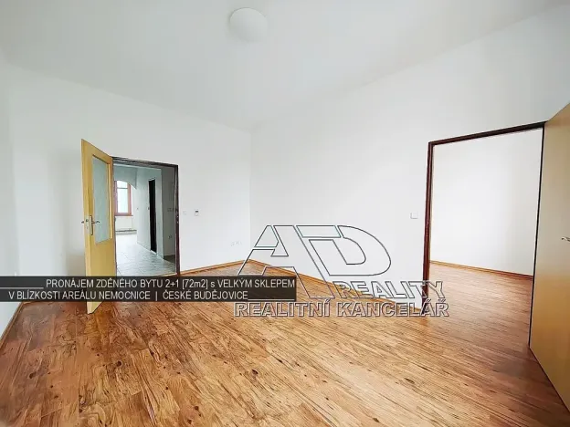 Pronájem atypického bytu, České Budějovice, 54 m2