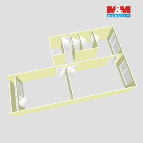 Prodej bytu 2+1, Chomutov, Březenecká, 68 m2