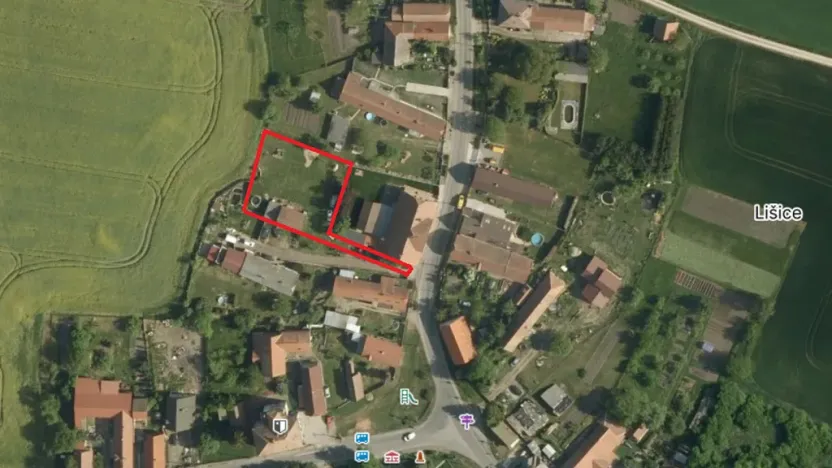 Prodej pozemku, Lišice, 1436 m2