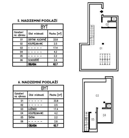 Prodej bytu 2+kk, Praha - Smíchov, Plzeňská, 63 m2