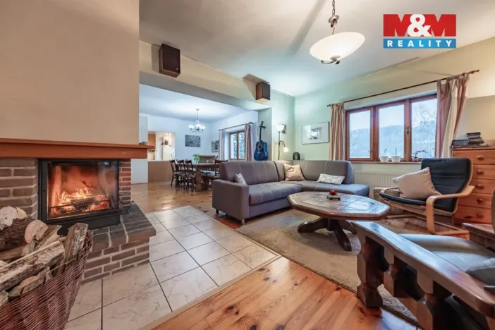 Prodej rodinného domu, Mnichovice - Božkov, Nad rybníkem, 312 m2