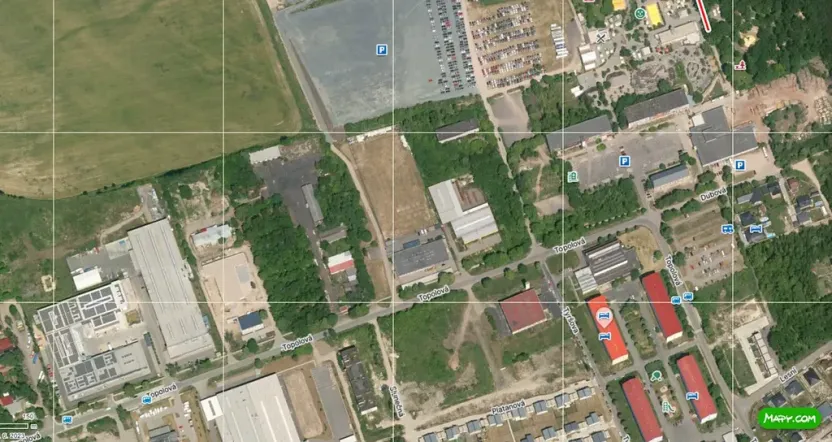 Pronájem komerčního pozemku, Milovice, Topolová, 21200 m2