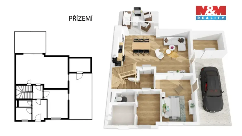 Pronájem rodinného domu, Kluky - Nová Lhota, 118 m2