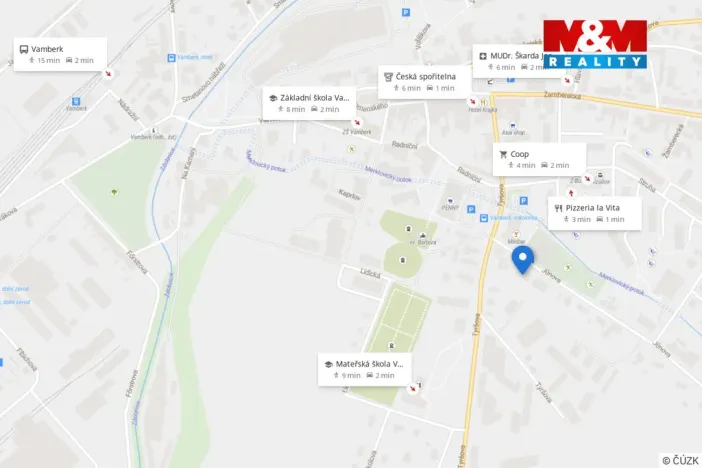 Pronájem bytu 2+1, Vamberk, Jůnova, 57 m2