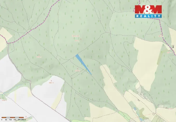 Prodej lesa, Vanovice, 5370 m2