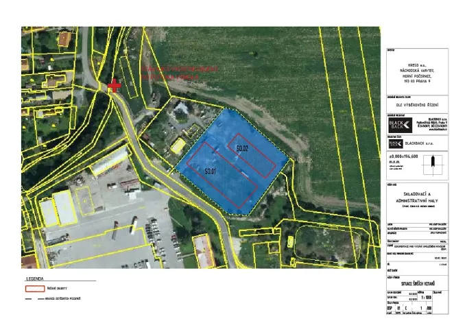 Prodej skladu, Mochov, U Mrazíren, 3200 m2