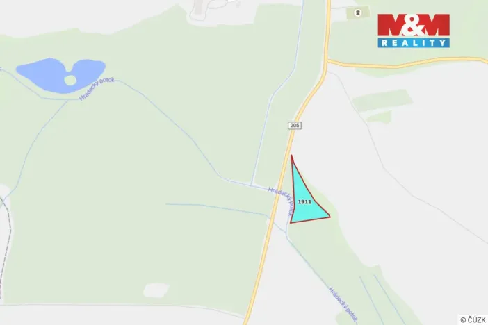 Prodej louky, Manětín - Stvolny, 8477 m2