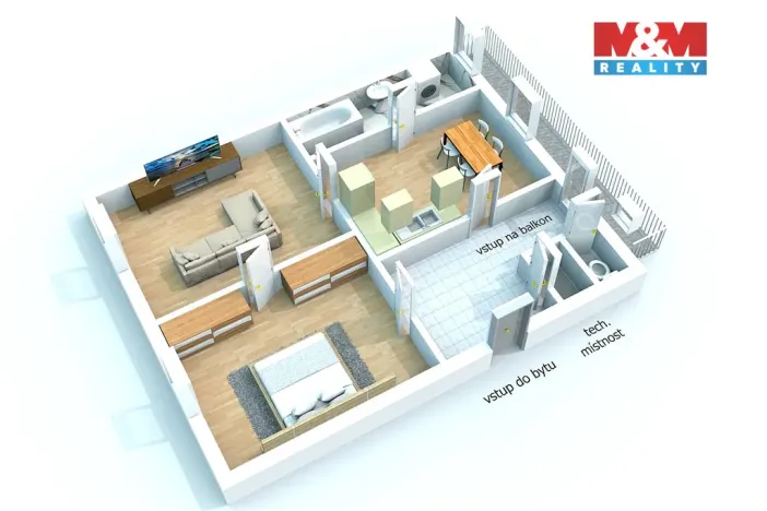 Prodej bytu 3+kk, Kutná Hora - Hlouška, Nádražní, 80 m2