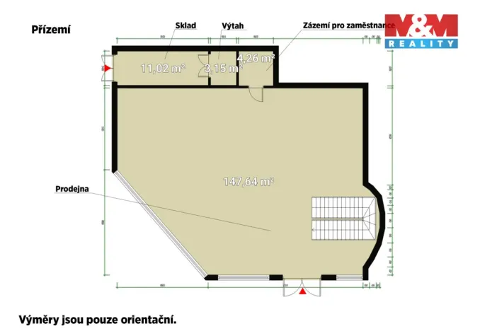 Pronájem obchodního prostoru, Plzeň - Vnitřní Město, Zbrojnická, 598 m2