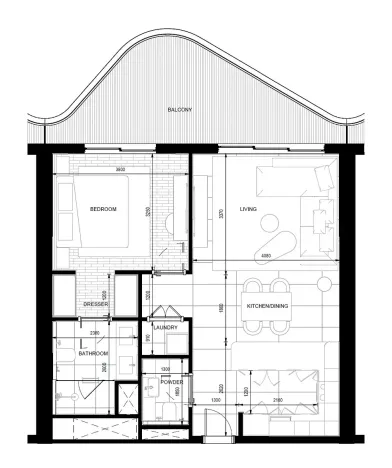 Prodej bytu 2+kk, Al Marjan Island, Spojené arabské emiráty, 75 m2