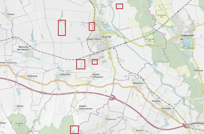Prodej pole, Kojetín, 16106 m2