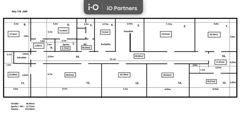 Pronájem kanceláře, Chrastava, U Nisy, 272 m2