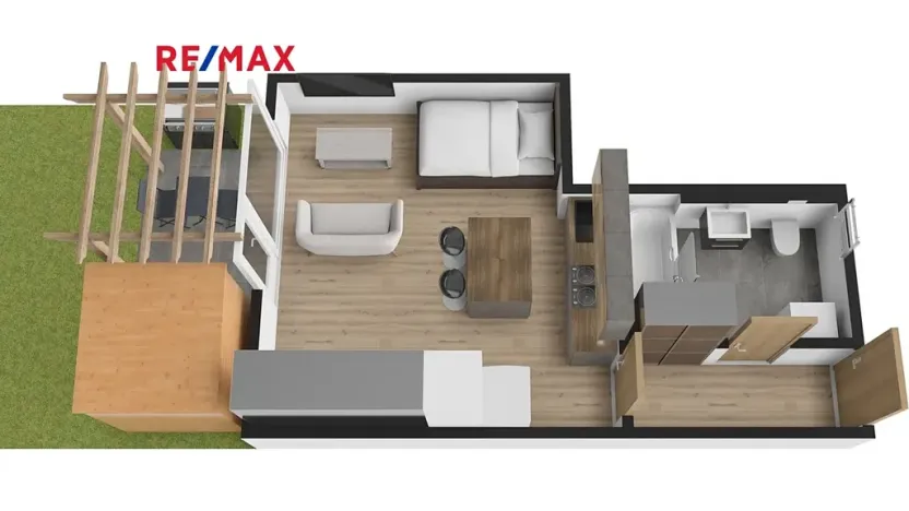 Prodej bytu 1+kk, Hostivice, Ječná, 32 m2