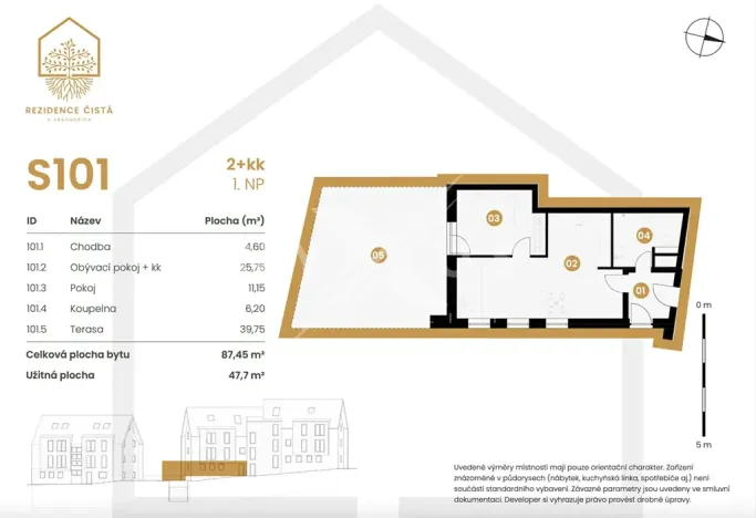 Prodej apartmánu, Černý Důl, 48 m2