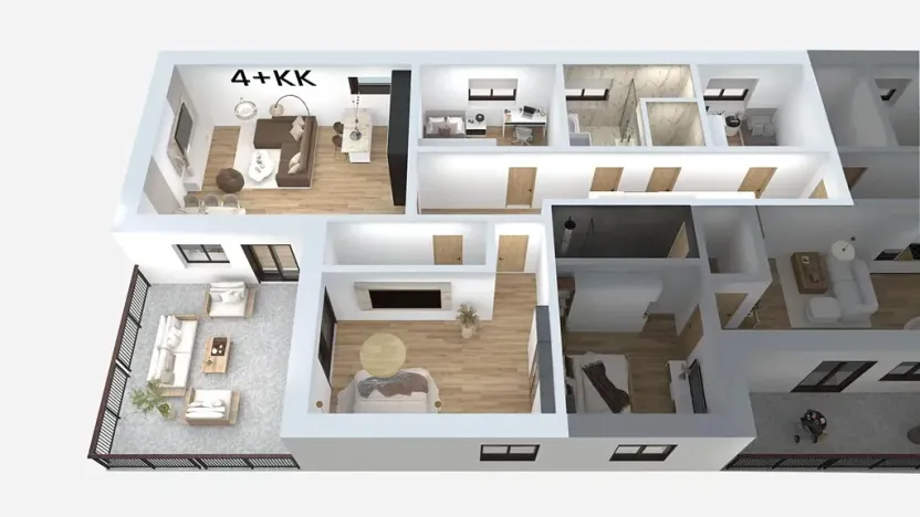 Prodej bytu 4+kk, Litvínov, Horská, 117 m2