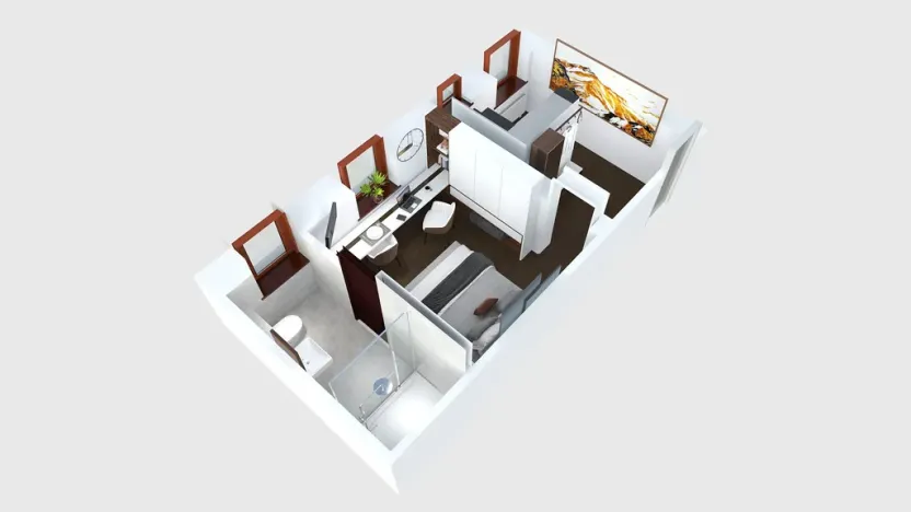 Prodej bytu 1+1, Janov nad Nisou - Hrabětice, 21 m2