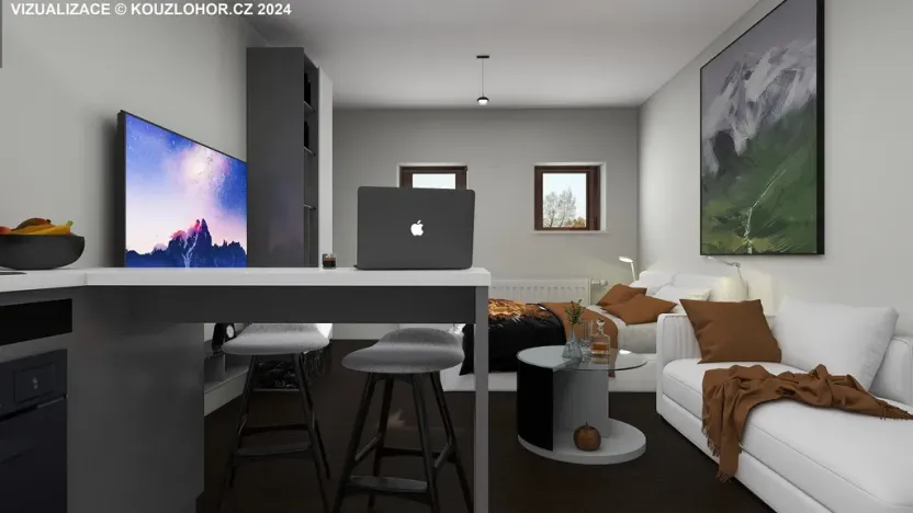 Prodej bytu 1+kk, Janov nad Nisou - Hrabětice, 28 m2