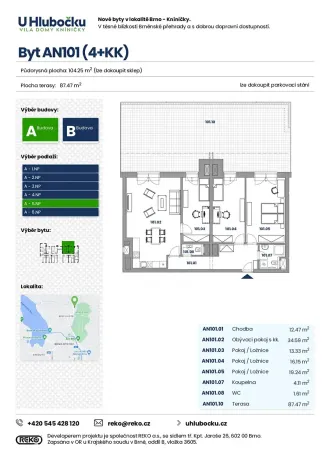 Prodej bytu 4+kk, Brno, Ondrova, 110 m2