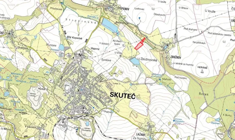 Prodej pole, Skuteč, 16498 m2