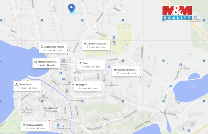 Prodej pozemku pro bydlení, Rožmitál pod Třemšínem, 1194 m2
