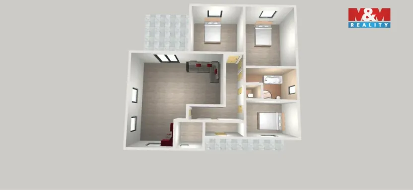 Prodej rodinného domu, Mnichovo Hradiště - Hněvousice, Podolská, 136 m2