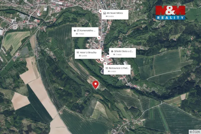 Prodej zahrady, Nové Město nad Metují, 546 m2