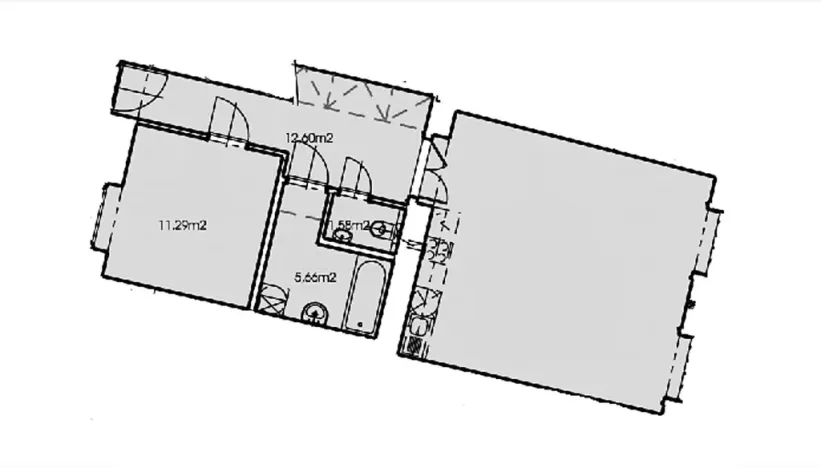 Pronájem kanceláře, Praha - Smíchov, Štefánikova, 63 m2