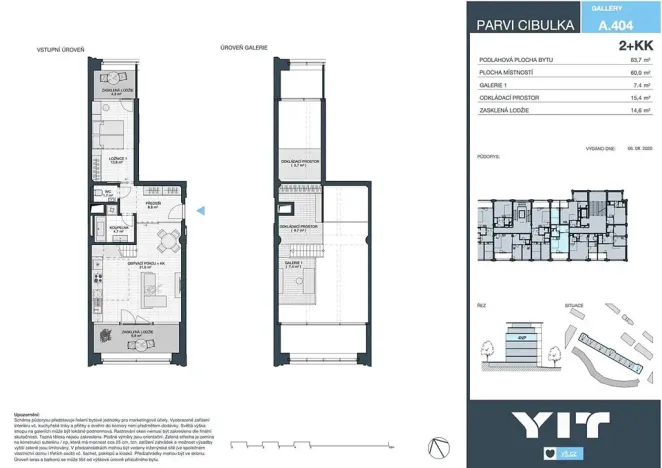 Pronájem bytu 3+kk, Praha - Košíře, Naskové, 97 m2