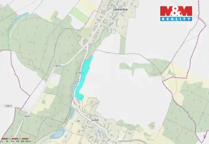 Prodej lesa, Jankovice - Seník, 21459 m2