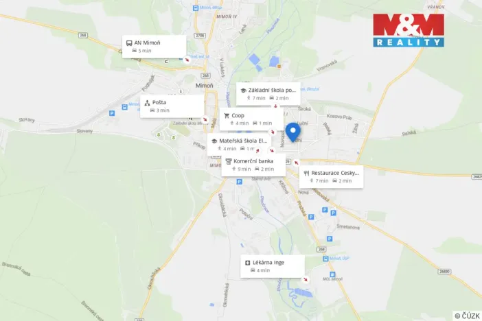 Prodej rodinného domu, Mimoň - Mimoň I, Polní, 287 m2