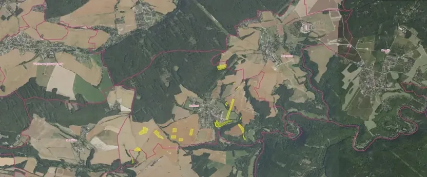 Prodej pole, Bratřínov, 11086 m2