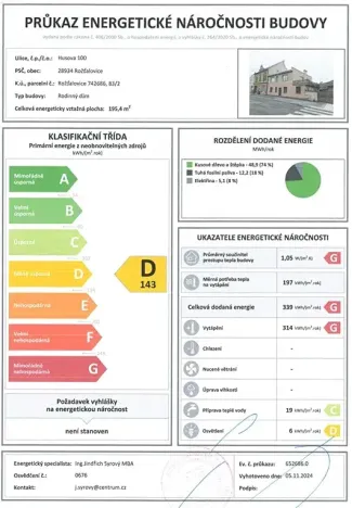 Prodej rodinného domu, Rožďalovice, Husova, 195 m2