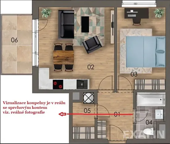 Pronájem bytu 2+kk, Praha - Horní Měcholupy, Hornoměcholupská, 56 m2