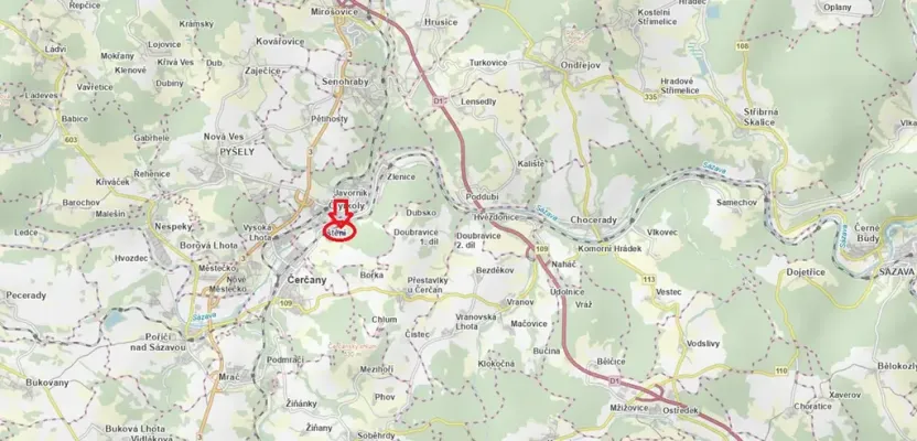 Prodej lesa, Lštění, 7603 m2