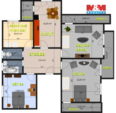 Prodej bytu 4+1, Děčín - Děčín IV-Podmokly, Resslova, 120 m2