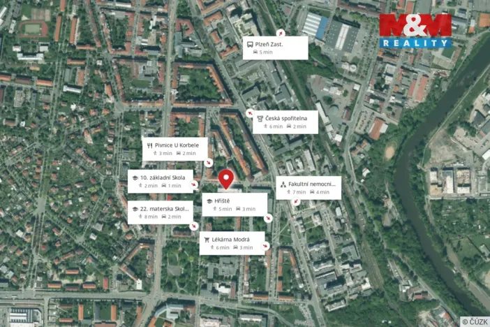 Prodej bytu 2+1, Plzeň - Jižní Předměstí, Alešova, 52 m2