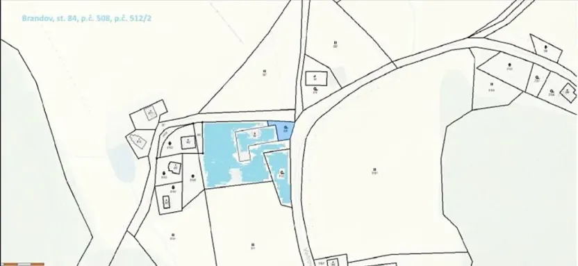 Prodej pozemku pro bydlení, Brandov, 3137 m2