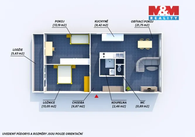 Prodej bytu 3+1, Praha - Hostivař, 66 m2