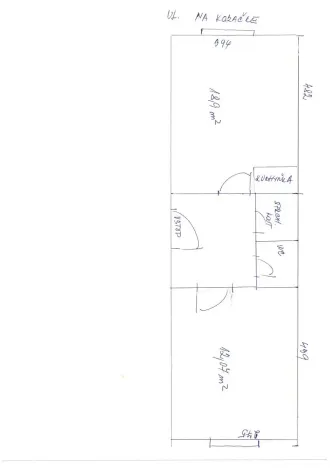 Pronájem kanceláře, Praha - Vinohrady, Na Kozačce, 44 m2