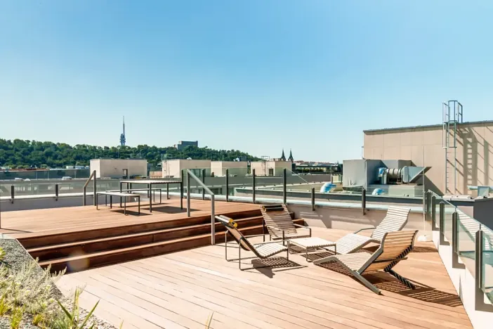 Pronájem bytu 1+kk, Praha - Karlín, Breitfeldova, 40 m2