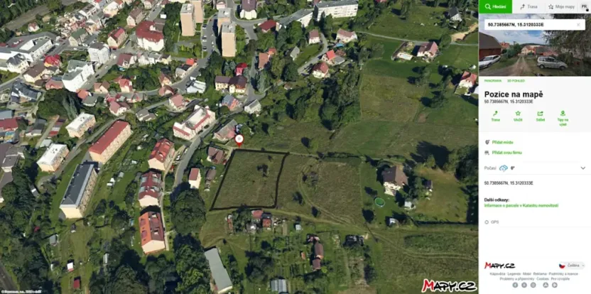 Prodej pozemku pro bydlení, Tanvald, 1290 m2