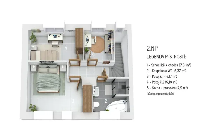 Prodej rodinného domu, Pustiměř, Konečná, 86 m2