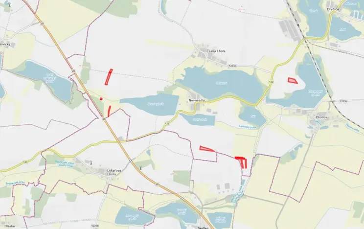 Prodej pole, Dívčice, 34791 m2